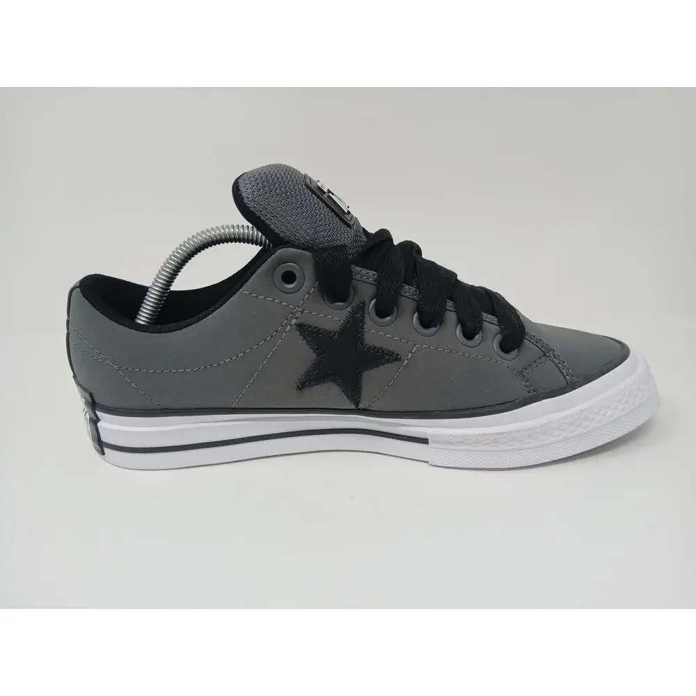 Converse Unisex Star Low Puff Dark Matter Gray Canvas Sneakers Mens 9/Women 10.5 - Picture 15 of 15